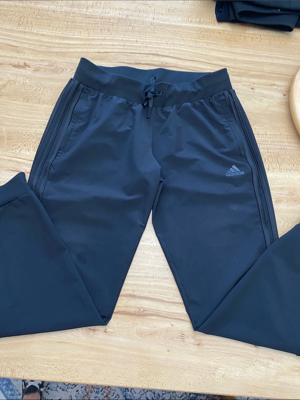 Adidas Black women’s Jogger Track Pants with Drawstring Waist